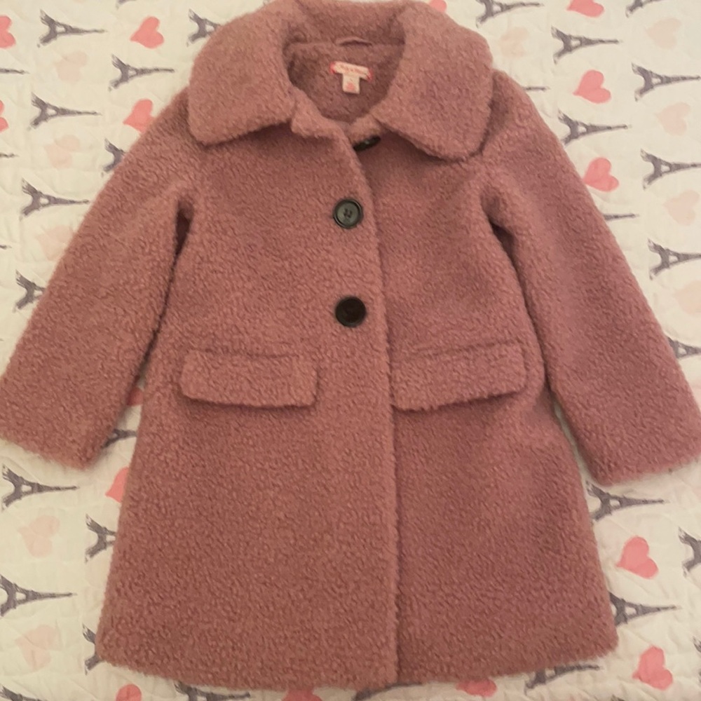 Dusty Rose pink coat from Nordstrom